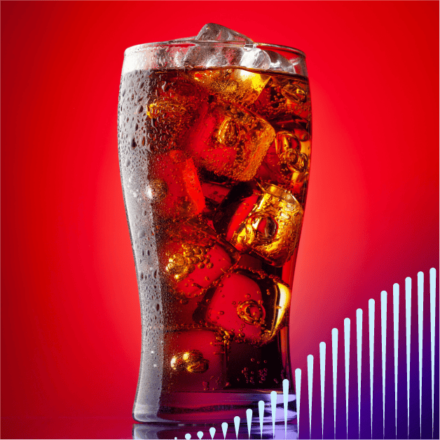 Glass of Coca-Cola