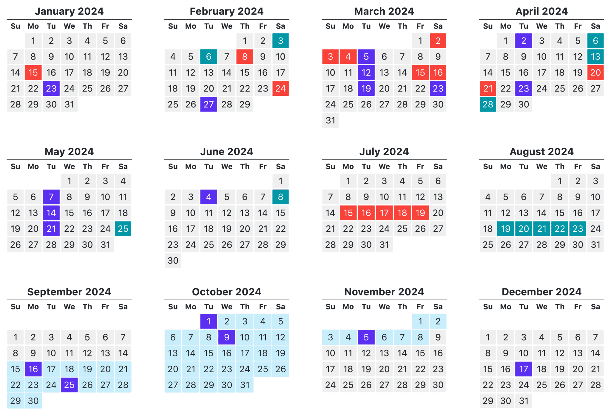 2024 election calendar with important dates