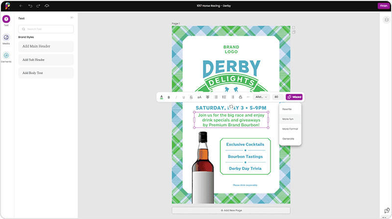 Ansira Create template builder