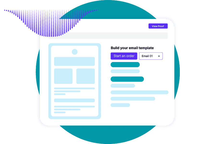 Ansira Connect email template builder