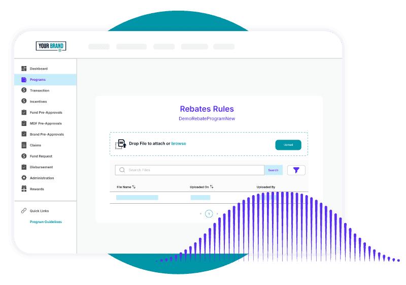 Ansira Incent rebates screen