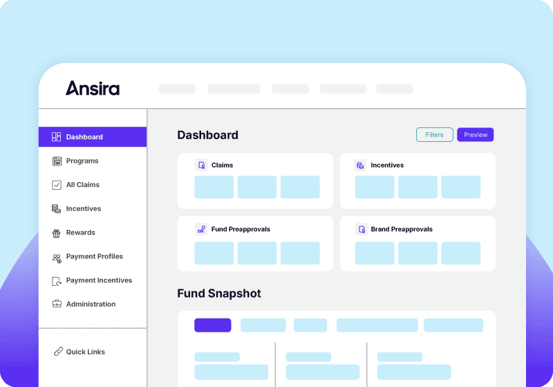 Ansira Incent dashboard