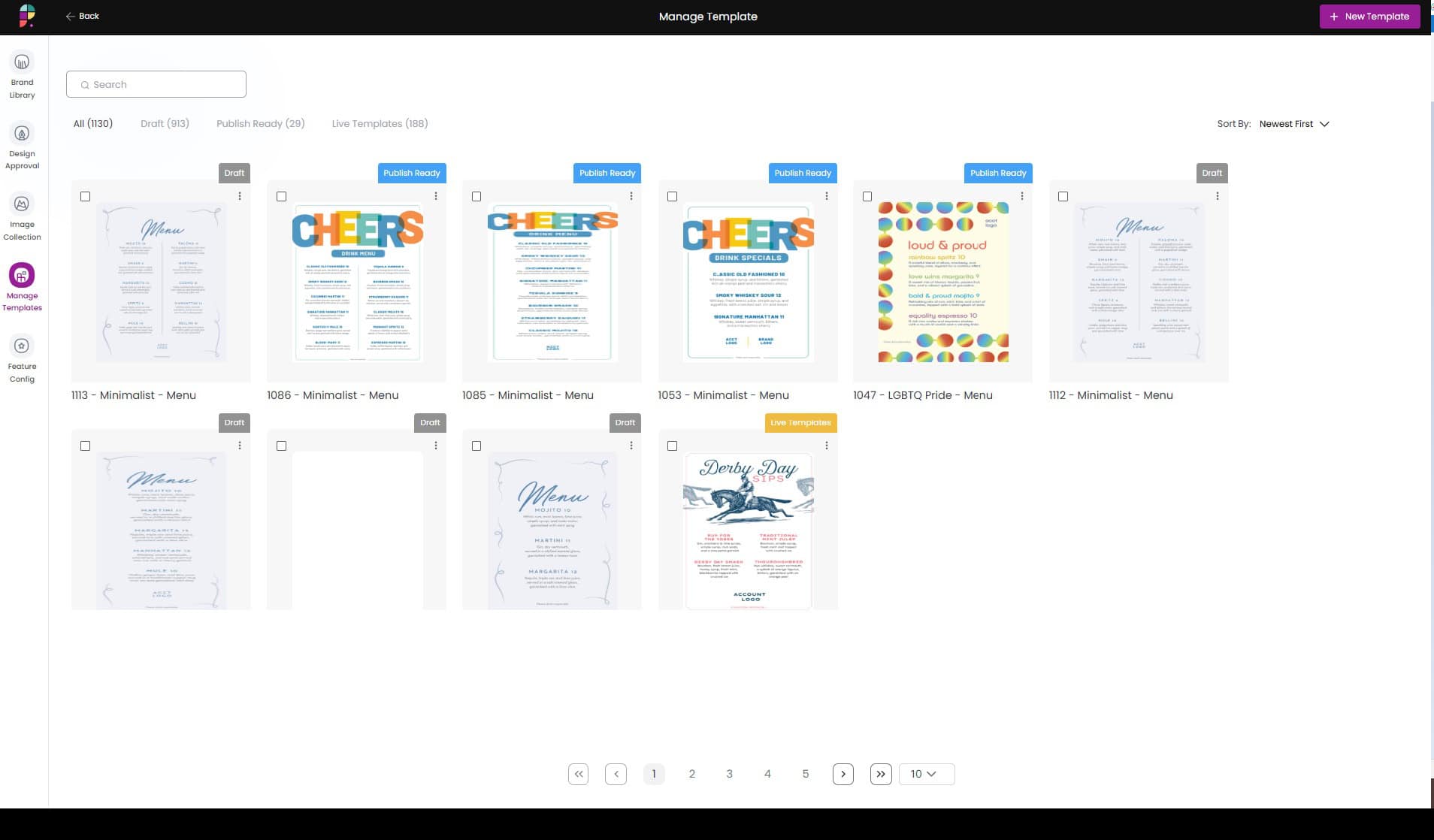 Ansira Create template manager