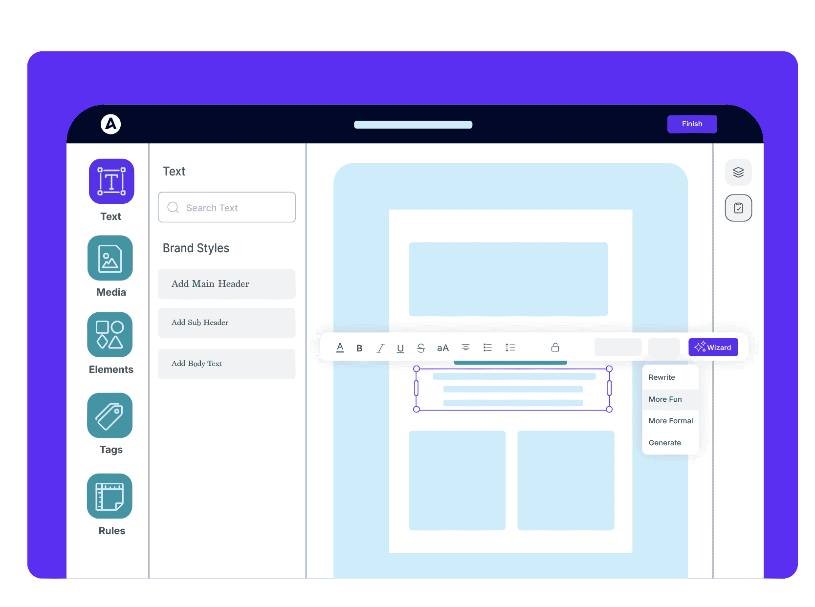 Ansira Create design builder