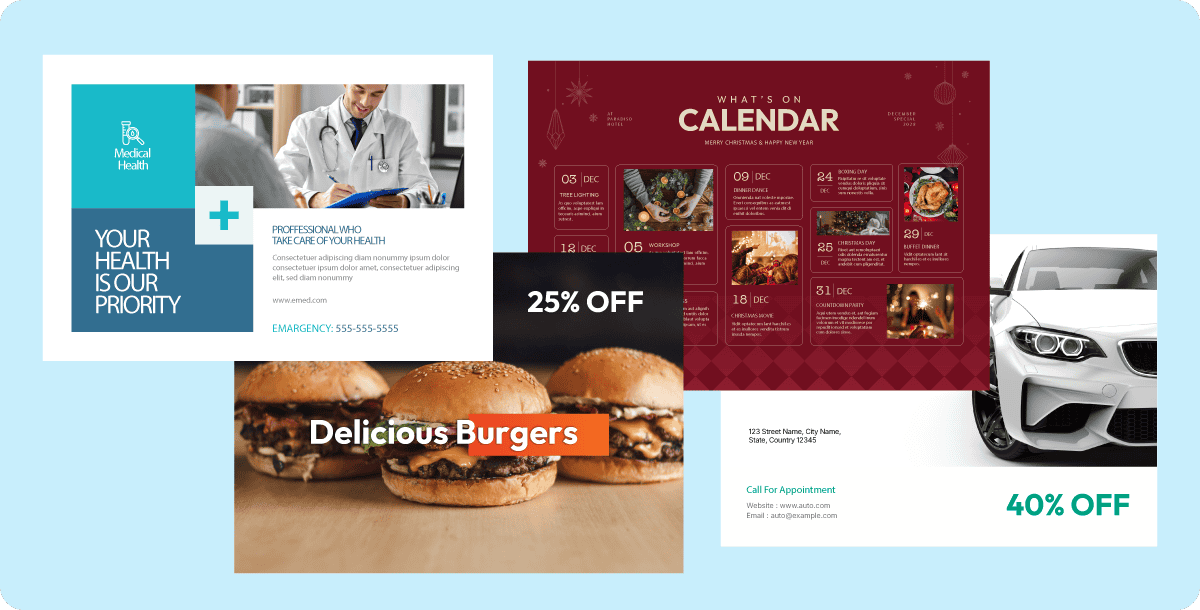 Direct mailer examples