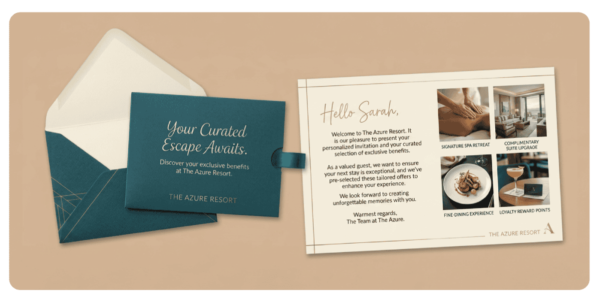 Personalized direct mailer